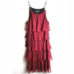 5/$25 !!SALE!! CONNECTED Rhinestone Tiered dress